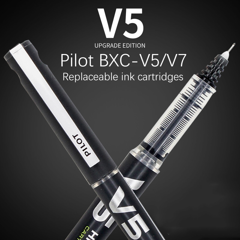 Pilot Pen V5 - パイロット V5 ゲルペン Hi-Tecpoint インクカートリッジ 0.5