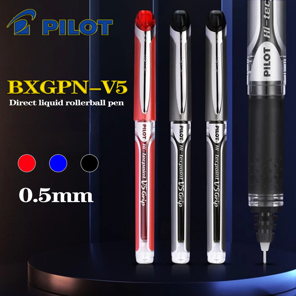Pilot Pen V5 - 日本パイロットゲルペン BXGPN-V5 ストレートリキッド 0.5mm ニードルチップ 大容量ボールペン