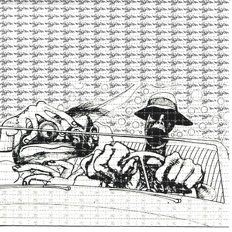 Ink Blotter Paper - ハンターラスベガスでサイケデリックlsd/酸送料ブロッターアート家の装飾塗装壁絵の部屋の装飾キャンバス印刷ポスター