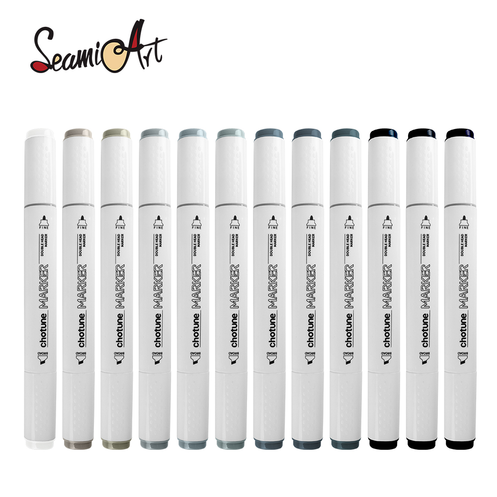 THOTUNE 12 色ウォームグレークールグレーカラーデュ - Copic Marker Sketch のレビューと価格