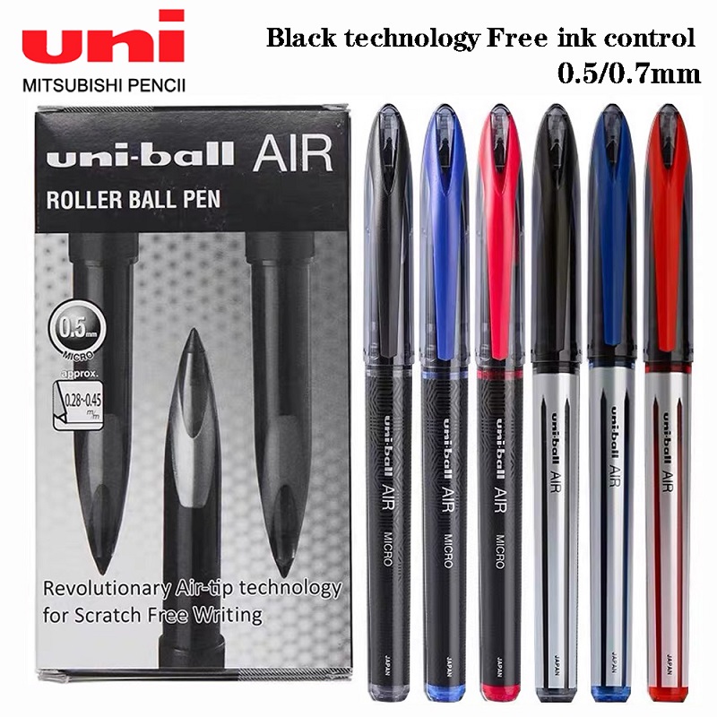 日本ユニボール AIR ストレート液体ゲルペン文具 0.5  - Pilot Pen V5 のレビューと価格