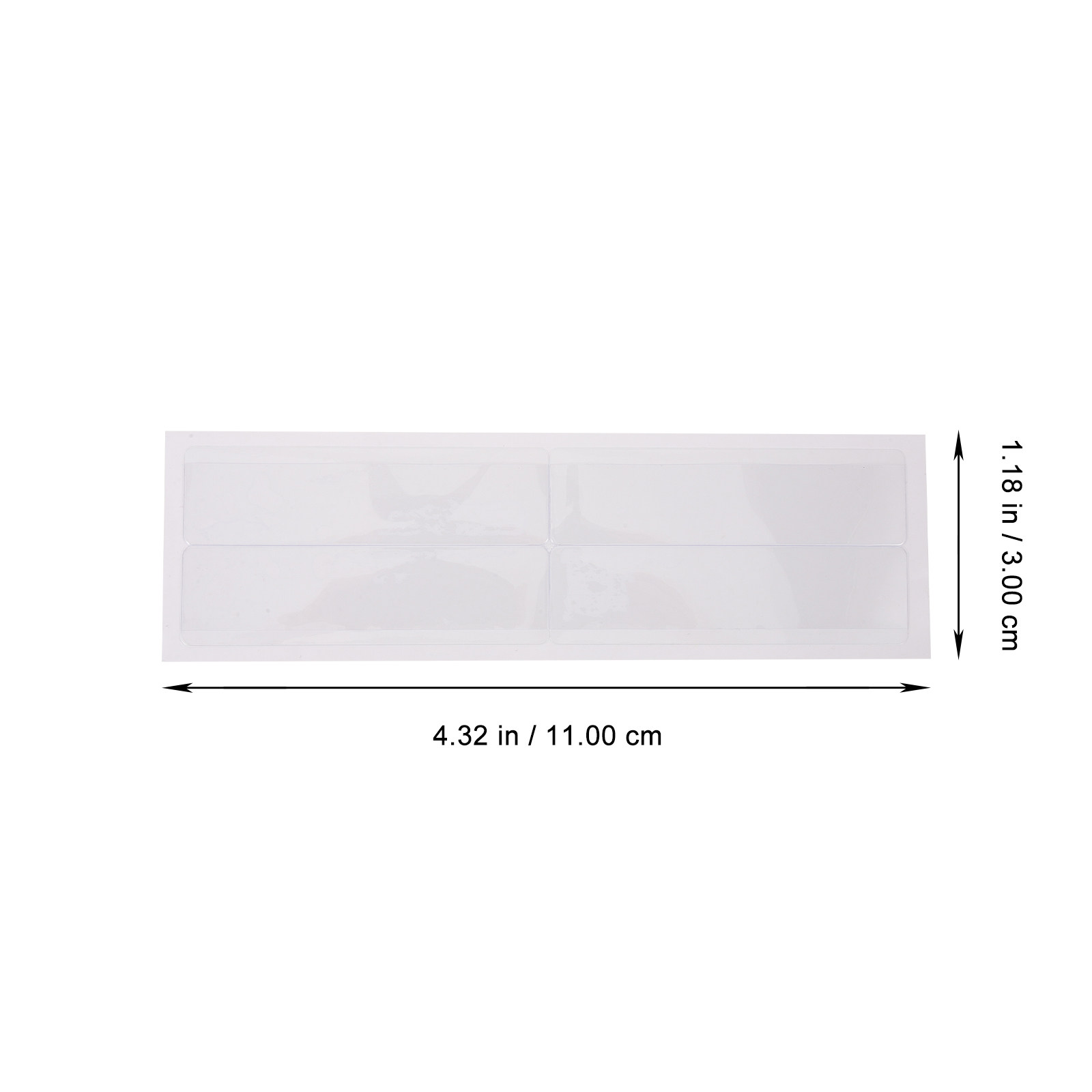 1セット 粘着ラベルホルダー 透明プラスチックスリーブ 自己 - Index Card Holder のレビューと価格