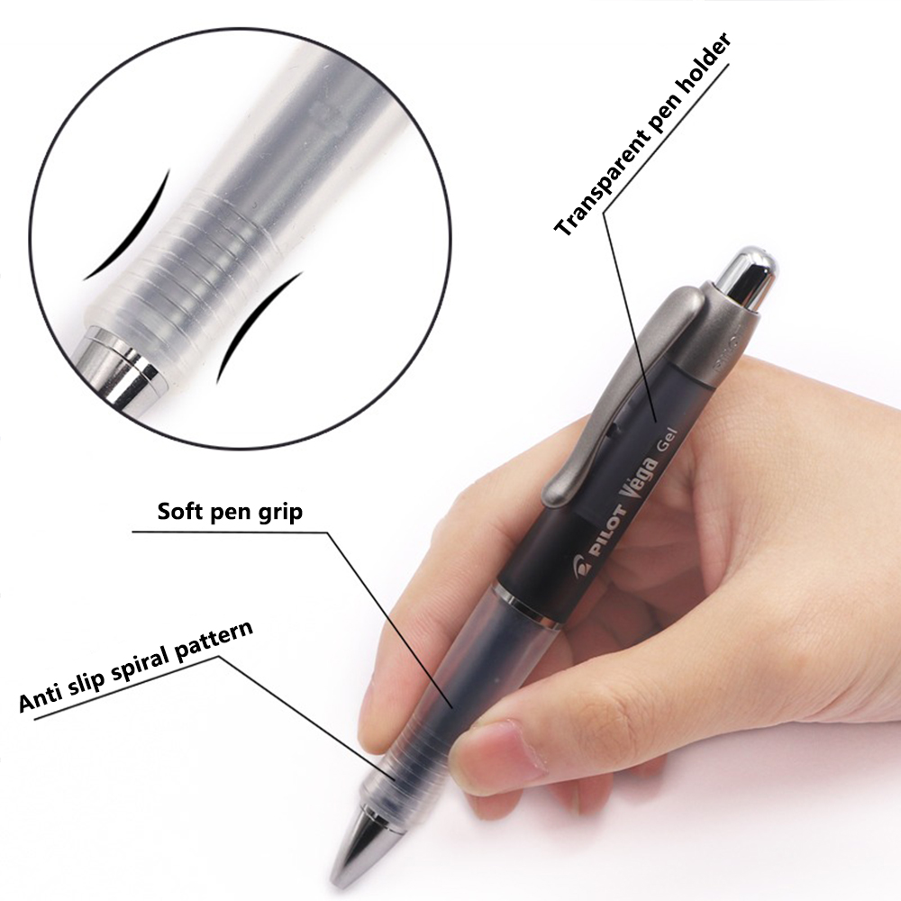 日本パイロットベガゲルペン BL-415V 格納式ローラーボ - Pilot Pen G2 のレビューと価格