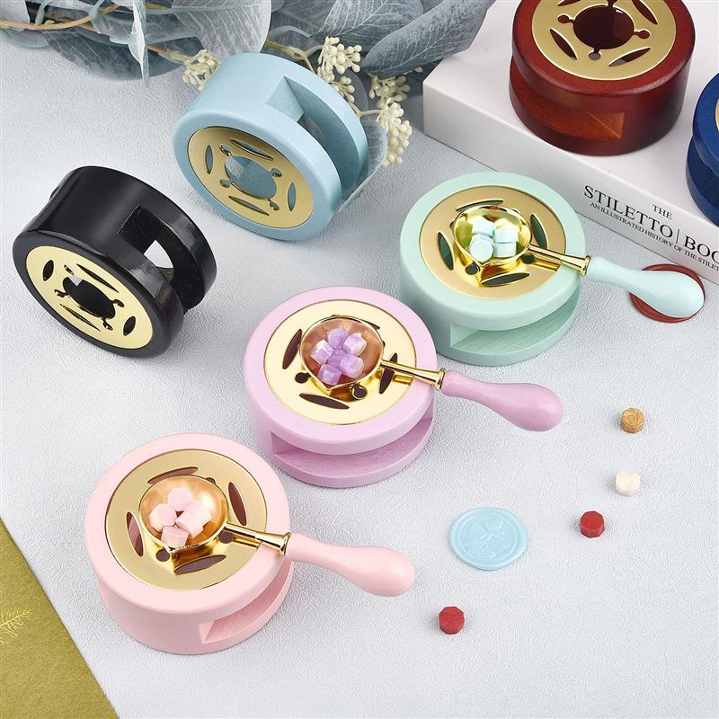 ワックスシール溶融スプーンセット、ラッカー炉、溶融ビーズポッ - Wax Seal Stamp Set のレビューと価格