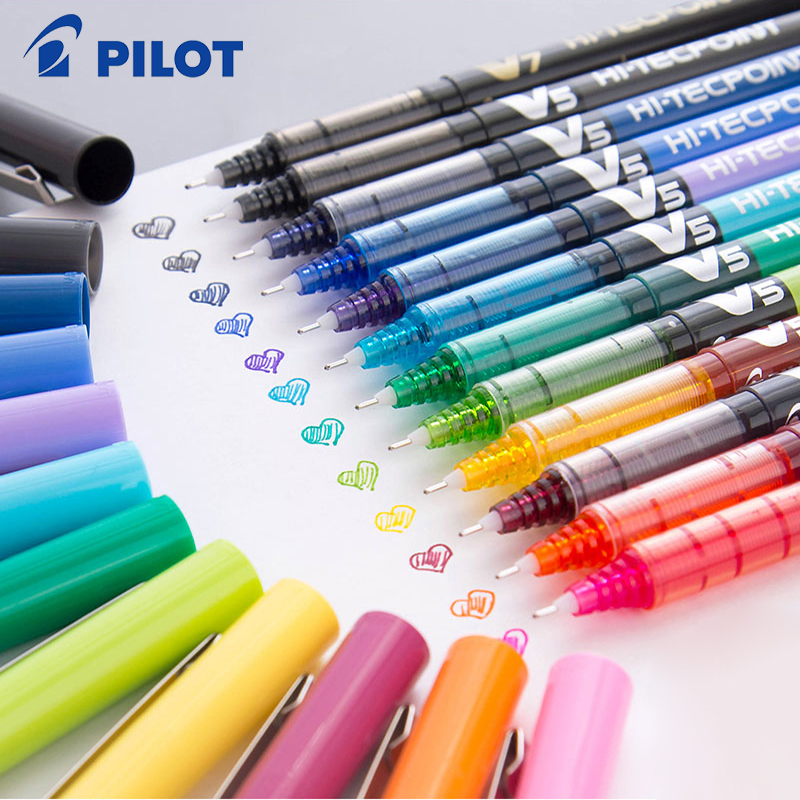 パイロット-液体ローラーV5,BX-V5 mm,オフィスアク - Pilot Pen V5 のレビューと価格